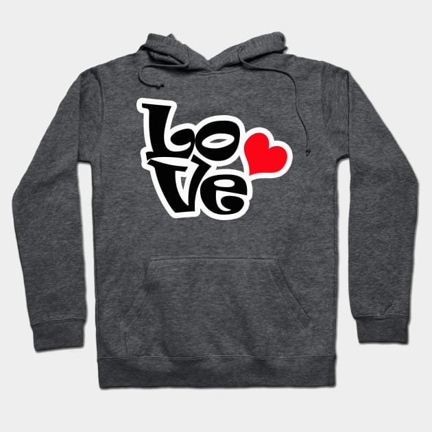 love Hoodie by martian